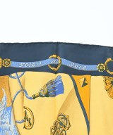 HERMES（エルメス）バンダナ・スカーフ 紺 サイズ:- レディース/2200656861446