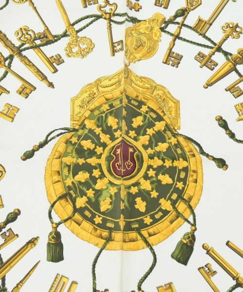 HERMES（エルメス）バンダナ・スカーフ 白 サイズ:- レディース/2200656861675