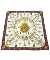 HERMES（エルメス）バンダナ・スカーフ 白 サイズ:- レディース/2200656861675