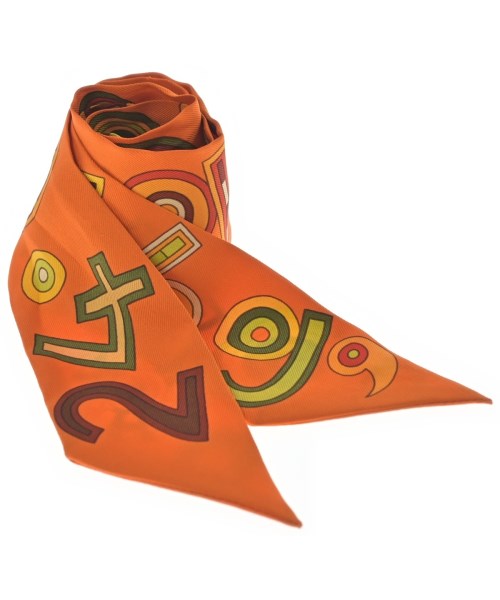 HERMES（エルメス）バンダナ・スカーフ オレンジ サイズ:- レディース/2200656861682