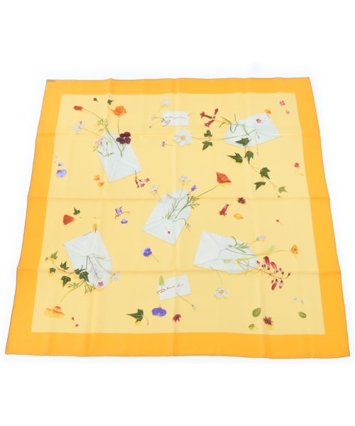 HERMES(エルメス)バンダナ・スカーフ 黄 サイズ:-/2200656861798