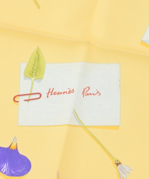 HERMES（エルメス）バンダナ・スカーフ 黄 サイズ:- レディース/2200656861798