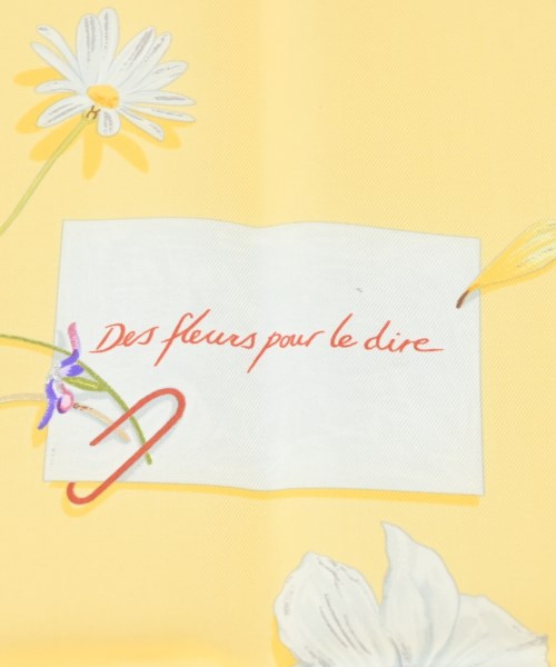 HERMES（エルメス）バンダナ・スカーフ 黄 サイズ:- レディース/2200656861798