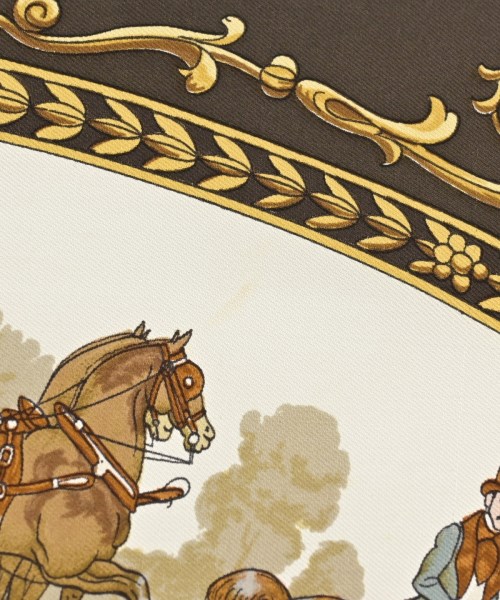 HERMES（エルメス）バンダナ・スカーフ 白 サイズ:90 レディース/2200656861811