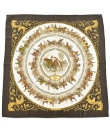 HERMES（エルメス）バンダナ・スカーフ 白 サイズ:90 レディース/2200656861811