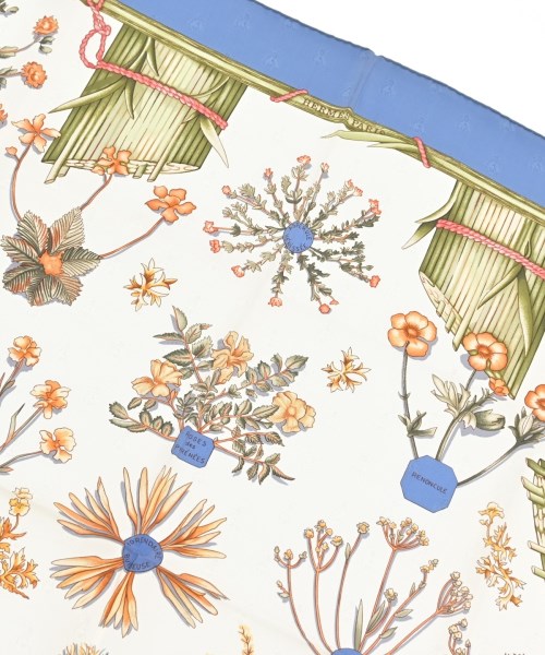 HERMES（エルメス）バンダナ・スカーフ 白 サイズ:- レディース/2200656861859