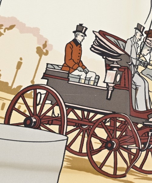 HERMES（エルメス）バンダナ・スカーフ 白 サイズ:90 レディース/2200656861866