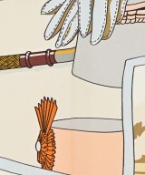 HERMES（エルメス）バンダナ・スカーフ 白 サイズ:90 レディース/2200656861866