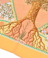 HERMES（エルメス）バンダナ・スカーフ 黄 サイズ:90 レディース/2200656861873