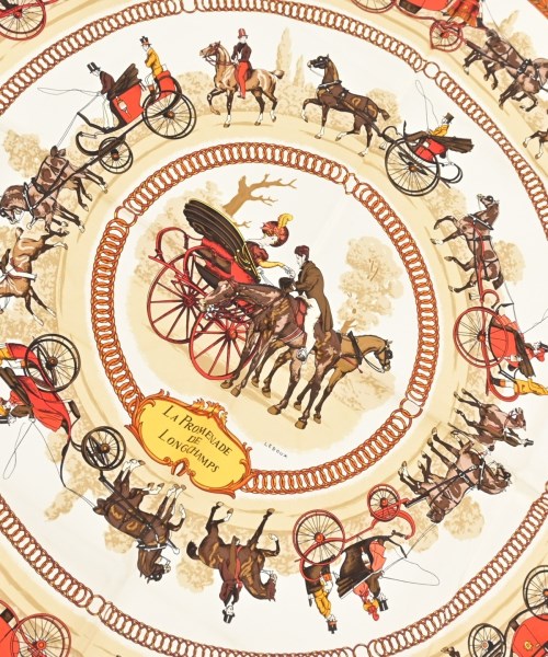 HERMES（エルメス）バンダナ・スカーフ 白 サイズ:90 レディース/2200656861989