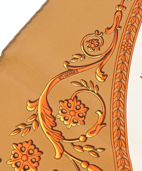 HERMES（エルメス）バンダナ・スカーフ 白 サイズ:90 レディース/2200656861989