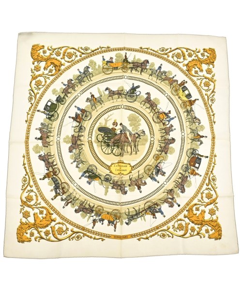 HERMES(エルメス)バンダナ・スカーフ 白 サイズ:-/2200656862184