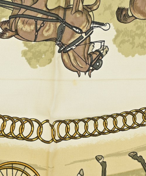 HERMES（エルメス）バンダナ・スカーフ 白 サイズ:- レディース/2200656862184