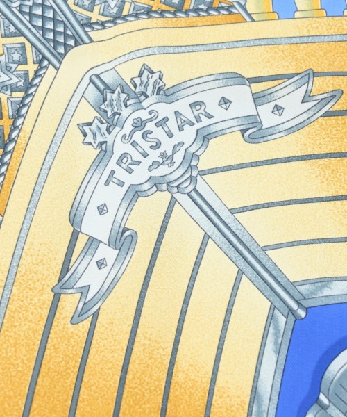 HERMES（エルメス）バンダナ・スカーフ 青 サイズ:90 レディース/2200656862276