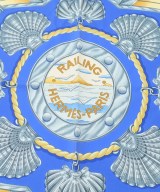 HERMES（エルメス）バンダナ・スカーフ 青 サイズ:90 レディース/2200656862276