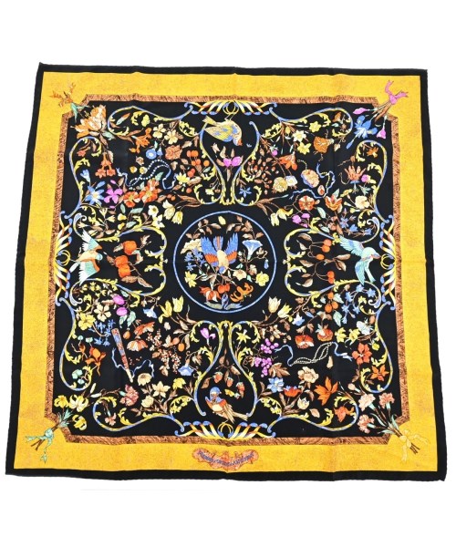 HERMES(エルメス)バンダナ・スカーフ 黒 サイズ:90/2200656862917