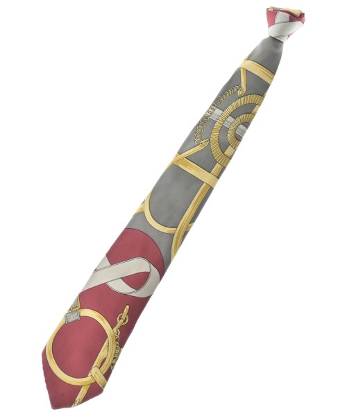 HERMES(エルメス)ネクタイ 赤 サイズ:-/2200657885168