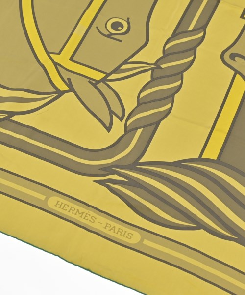 HERMES（エルメス）バンダナ・スカーフ 緑 サイズ:140 レディース/2200654484036