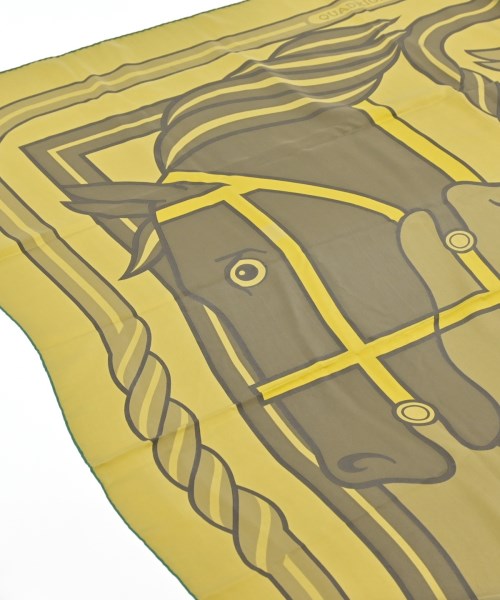 HERMES（エルメス）バンダナ・スカーフ 緑 サイズ:140 レディース/2200654484036