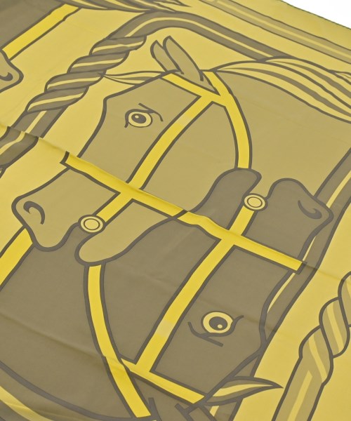 HERMES（エルメス）バンダナ・スカーフ 緑 サイズ:140 レディース/2200654484036