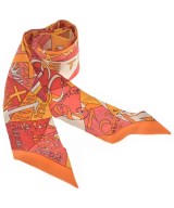 HERMES（エルメス）バンダナ・スカーフ オレンジ サイズ:- レディース/2200658537080