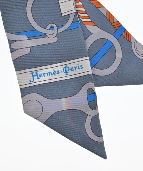HERMES（エルメス）バンダナ・スカーフ グレー サイズ:- レディース/2200659269072
