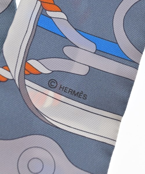 HERMES（エルメス）バンダナ・スカーフ グレー サイズ:- レディース/2200659269072