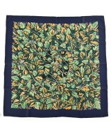 HERMES（エルメス）バンダナ・スカーフ 紺 サイズ:90 レディース/2200659906748