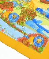 HERMES（エルメス）バンダナ・スカーフ 黄 サイズ:90 レディース/2200659906755