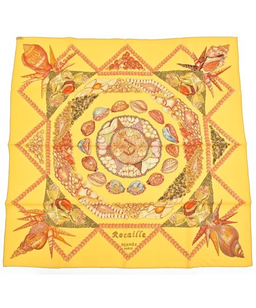 HERMES(エルメス)バンダナ・スカーフ 黄 サイズ:-/2200659906779