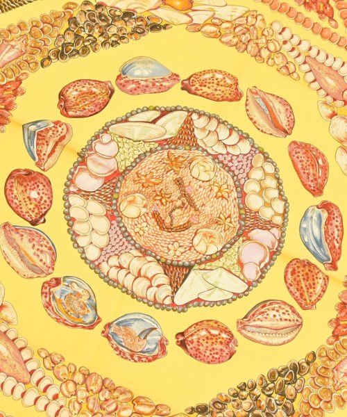 HERMES（エルメス）バンダナ・スカーフ 黄 サイズ:- レディース/2200659906779