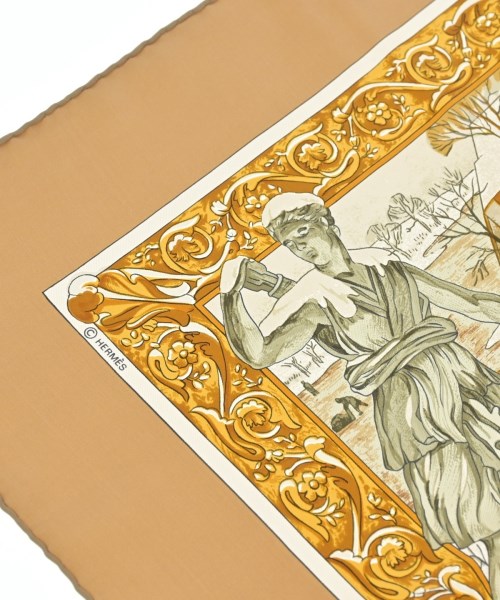 HERMES（エルメス）バンダナ・スカーフ ベージュ サイズ:- レディース/2200659906816