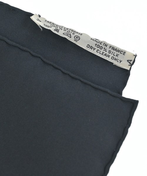 HERMES（エルメス）バンダナ・スカーフ 黒 サイズ:- レディース/2200659906823