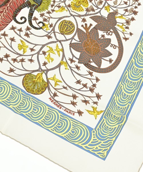 HERMES（エルメス）バンダナ・スカーフ 白 サイズ:- レディース/2200659906922