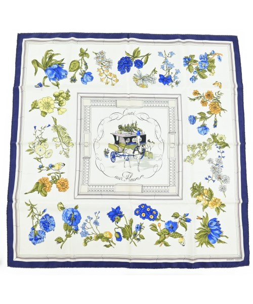 HERMES(エルメス)バンダナ・スカーフ 白 サイズ:-/2200659906939