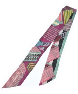 HERMES（エルメス）バンダナ・スカーフ ピンク サイズ:- レディース/2200660477022