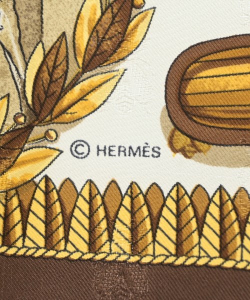 HERMES（エルメス）バンダナ・スカーフ 茶 サイズ:- レディース/2200660767055