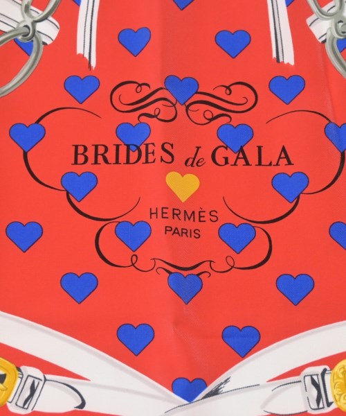 HERMES（エルメス）バンダナ・スカーフ 赤 サイズ:- レディース/2200660767086