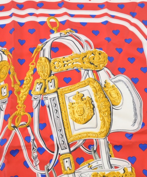 HERMES（エルメス）バンダナ・スカーフ 赤 サイズ:- レディース/2200660767086