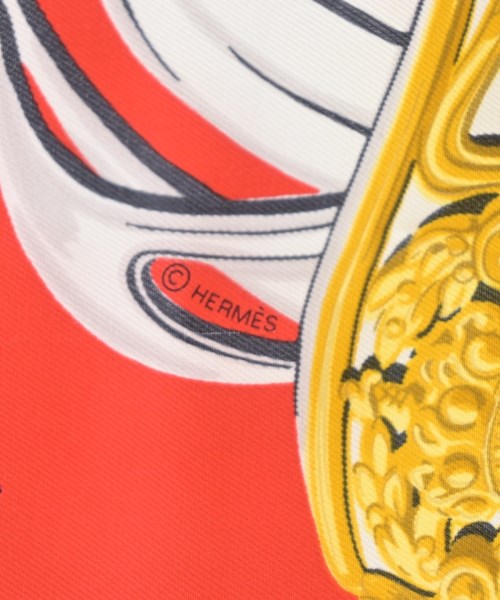 HERMES（エルメス）バンダナ・スカーフ 赤 サイズ:- レディース/2200660767086