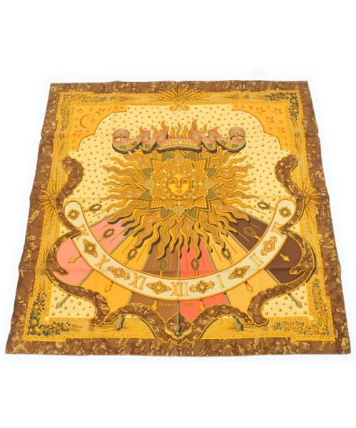 HERMES(エルメス)バンダナ・スカーフ 黄 サイズ:-/2200660767093