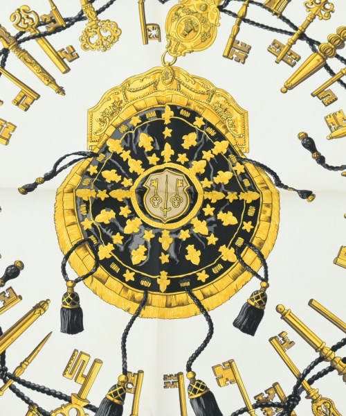 HERMES（エルメス）バンダナ・スカーフ 白 サイズ:- レディース/2200660767109