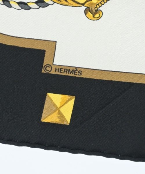 HERMES（エルメス）バンダナ・スカーフ 白 サイズ:- レディース/2200660767109