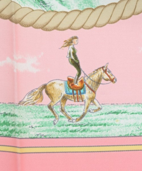 HERMES（エルメス）バンダナ・スカーフ ピンク サイズ:- レディース/2200660767116