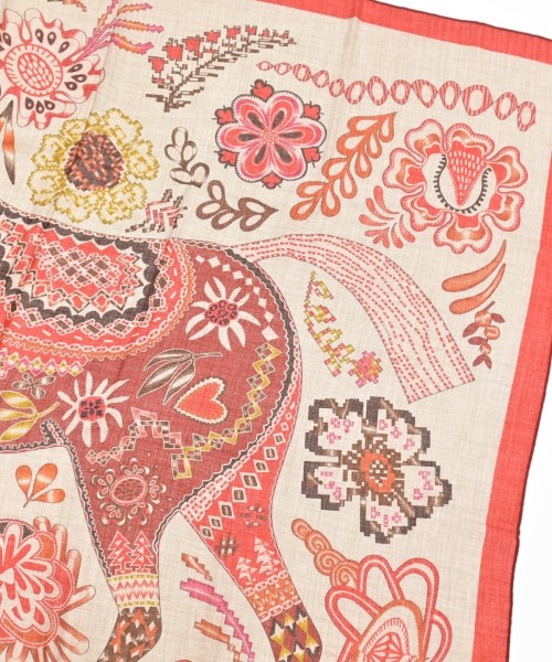 HERMES（エルメス）バンダナ・スカーフ オレンジ サイズ:140 レディース/2200661265109