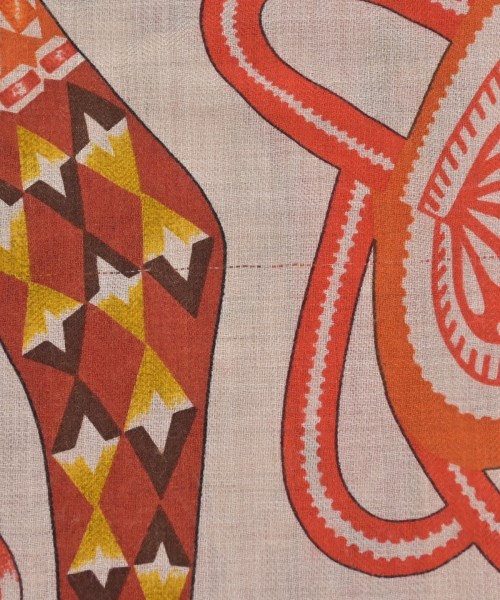 HERMES（エルメス）バンダナ・スカーフ オレンジ サイズ:140 レディース/2200661265109