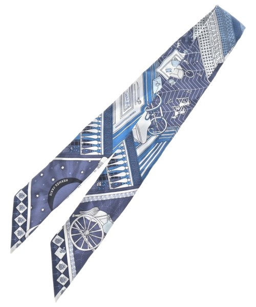 HERMES（エルメス）バンダナ・スカーフ 青 サイズ:- レディース/2200659089175