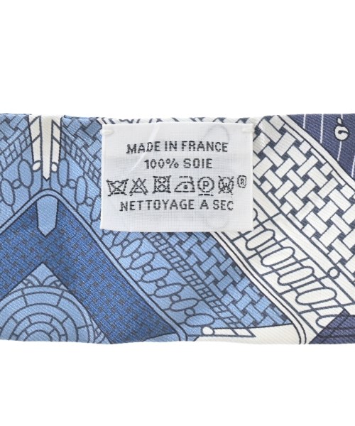 HERMES（エルメス）バンダナ・スカーフ 青 サイズ:- レディース/2200659089175