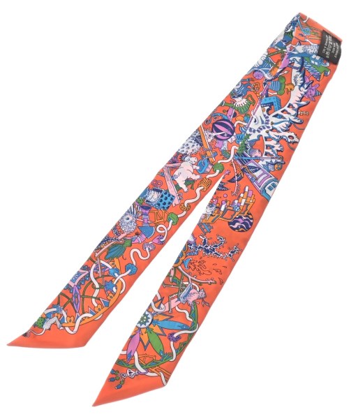 HERMES（エルメス）バンダナ・スカーフ オレンジ サイズ:- レディース/2200659089199