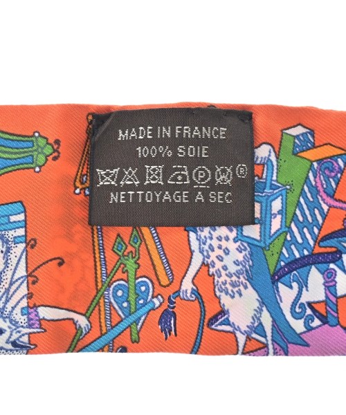 HERMES（エルメス）バンダナ・スカーフ オレンジ サイズ:- レディース/2200659089199